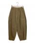 Curensology (カレンソロジー) コットンリネンドロストパンツ オリーブ サイズ:Free 未使用品：15000円