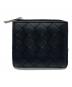BOTTEGA VENETA (ボッテガベネタ) イントレチャートコンパクトウォレット ブラック：23000円