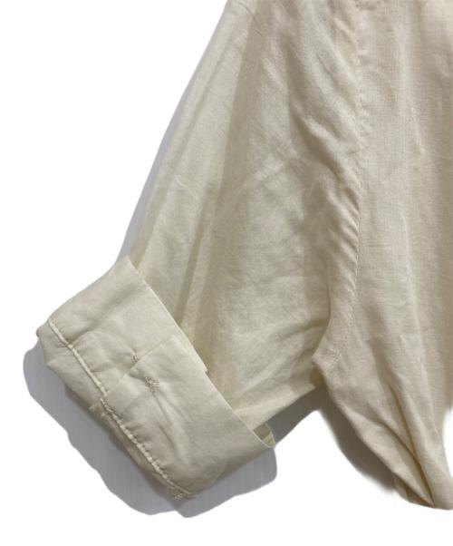 JENNE（ジェンヌ）JENNE (ジェンヌ) オードリールック 半袖フレアシャツワンピース ベージュ サイズ:Sの古着・服飾アイテム