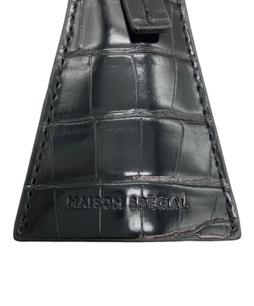 MAISON SPECIAL（メゾンスペシャル）MAISON SPECIAL (メゾンスペシャル) ヴィーガンレザーリングマルチケース ブラックの古着・服飾アイテム