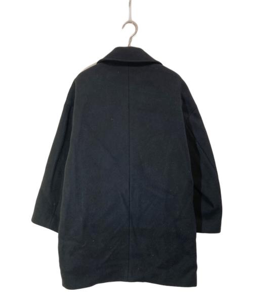 UNITED ARROWS（ユナイテッドアローズ）UNITED ARROWS (ユナイテッドアローズ) メルトンPコート ブラック サイズ:36の古着・服飾アイテム