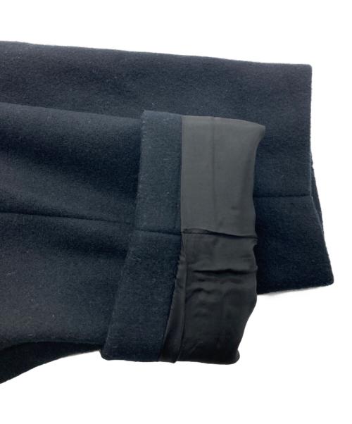 UNITED ARROWS（ユナイテッドアローズ）UNITED ARROWS (ユナイテッドアローズ) メルトンPコート ブラック サイズ:36の古着・服飾アイテム