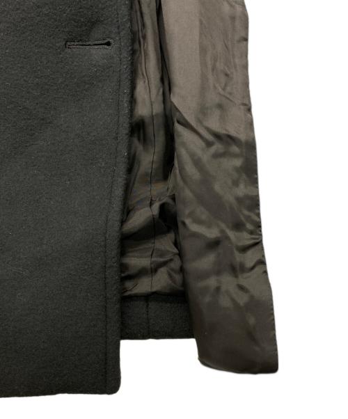 UNITED ARROWS（ユナイテッドアローズ）UNITED ARROWS (ユナイテッドアローズ) メルトンPコート ブラック サイズ:36の古着・服飾アイテム