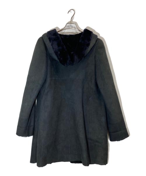 UNITED ARROWS TOKYO（ユナイテッドアローズトウキョウ）UNITED ARROWS TOKYO (ユナイテッドアローズトウキョウ) リアルムートンコート ネイビー サイズ:38 未使用品の古着・服飾アイテム