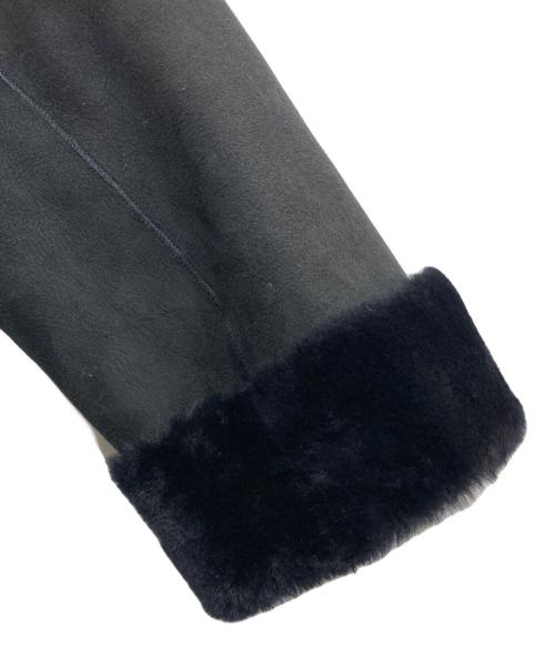 UNITED ARROWS TOKYO（ユナイテッドアローズトウキョウ）UNITED ARROWS TOKYO (ユナイテッドアローズトウキョウ) リアルムートンコート ネイビー サイズ:38 未使用品の古着・服飾アイテム