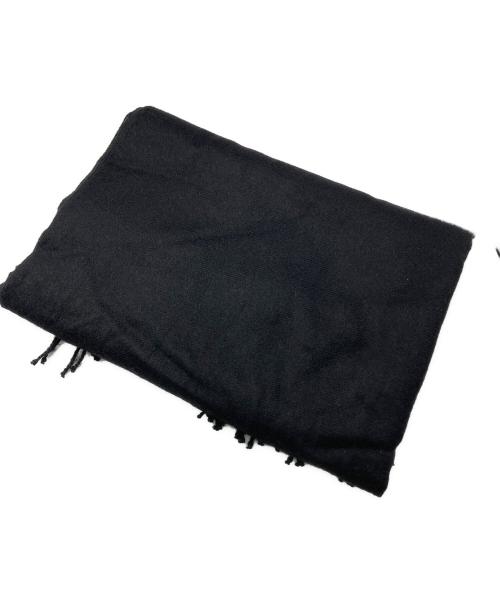 THE INOUE BROTHERS（イノウエブラザーズ）THE INOUE BROTHERS (イノウエブラザーズ) Adam et Rope (アダム エ ロペ) 大判マフラー ブラックの古着・服飾アイテム