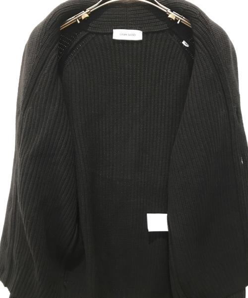 GRAN SASSO（グランサッソ）GRAN SASSO (グランサッソ) ショールカラーウールカーディガン　M02214234131671506/02 ブラック サイズ:44の古着・服飾アイテム
