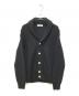GRAN SASSO（グランサッソ）の古着「ショールカラーウールカーディガン　M02214234131671506/02」｜ブラック