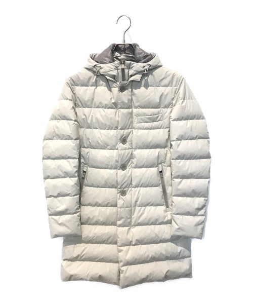 HERNO（ヘルノ）HERNO (ヘルノ) LAMINAR ゴアテックス インフィニアム ウィンドストッパー コート　PI141UL111061300 アイスベージュ サイズ:44の古着・服飾アイテム