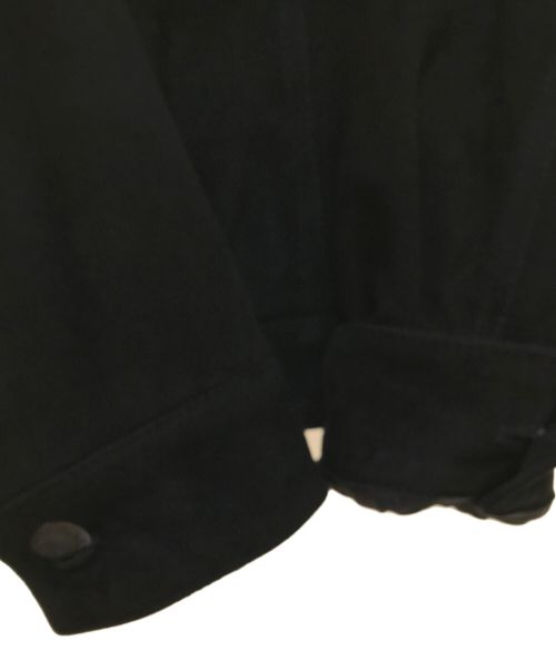 EMMETI（エンメティ）EMMETI (エンメティ) ELIO 3rd TYPE MOUTON JACKET ブラック サイズ:SIZE 44の古着・服飾アイテム