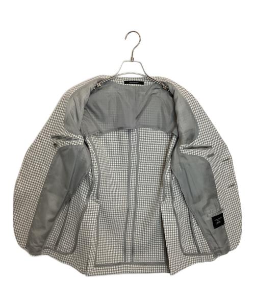 TAGLIATORE（タリアトーレ）TAGLIATORE (タリアトーレ) Brilla per il gusto (ブリッラ ペル イルグースト) 別注ミックスファブリックハウンドトゥースジャケット/COSTA AZZURRA グレー サイズ:42 未使用品の古着・服飾アイテム