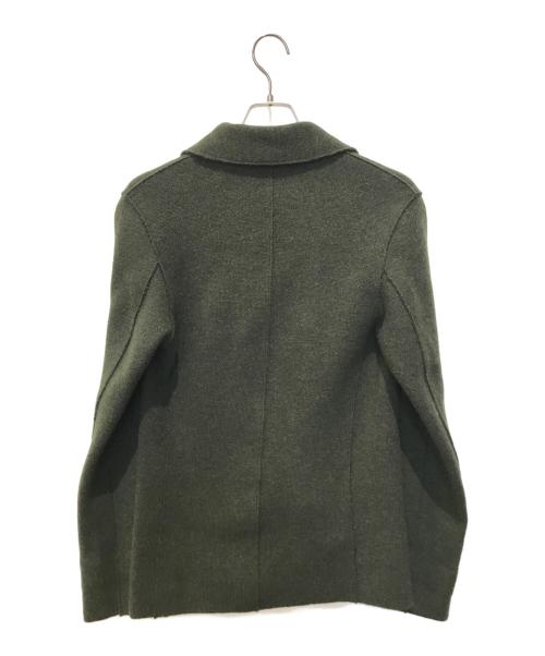 Settefili Cashmere（セッテフィーリ カシミア）Settefili Cashmere (セッテフィーリ カシミア) PIKOT/ピーコート　SF-09-177-233 グリーン サイズ:44の古着・服飾アイテム