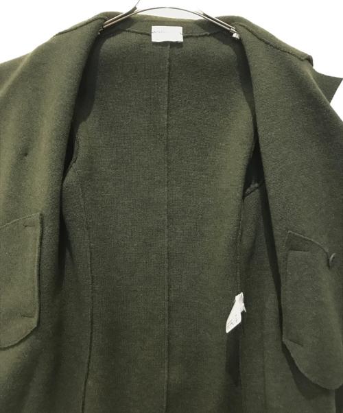 Settefili Cashmere（セッテフィーリ カシミア）Settefili Cashmere (セッテフィーリ カシミア) PIKOT/ピーコート　SF-09-177-233 グリーン サイズ:44の古着・服飾アイテム
