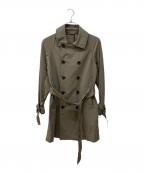 AOUREアウール）の古着「トレンチコート」｜ベージュ