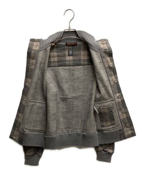 eleventy（イレブンティ）eleventy (イレブンティ) ウールコットンブルゾン グレー サイズ:XSの古着・服飾アイテム