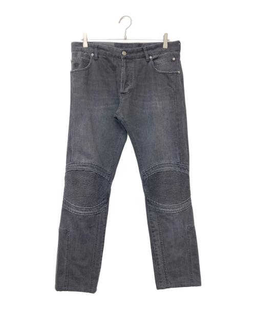 BALMAIN（バルマン）BALMAIN (バルマン) バイカーデニム ブラック サイズ:SIZE 86cm (W34)の古着・服飾アイテム