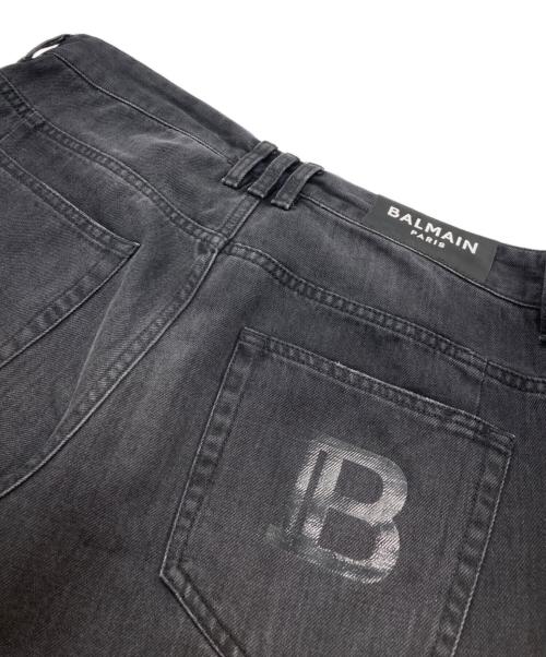 BALMAIN（バルマン）BALMAIN (バルマン) バイカーデニム ブラック サイズ:SIZE 86cm (W34)の古着・服飾アイテム