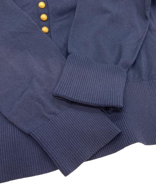 TORY BURCH（トリーバーチ）TORY BURCH (トリーバーチ) マルチボタンニット ネイビー サイズ:Sの古着・服飾アイテム