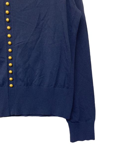 TORY BURCH（トリーバーチ）TORY BURCH (トリーバーチ) マルチボタンニット ネイビー サイズ:Sの古着・服飾アイテム