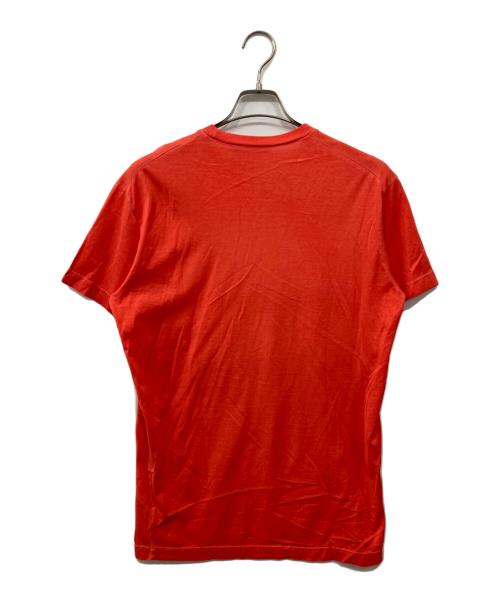DSQUARED2（ディースクエアード）DSQUARED2 (ディースクエアード) ロゴプリントTシャツ レッド サイズ:Mの古着・服飾アイテム