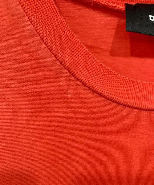 DSQUARED2（ディースクエアード）DSQUARED2 (ディースクエアード) ロゴプリントTシャツ レッド サイズ:Mの古着・服飾アイテム