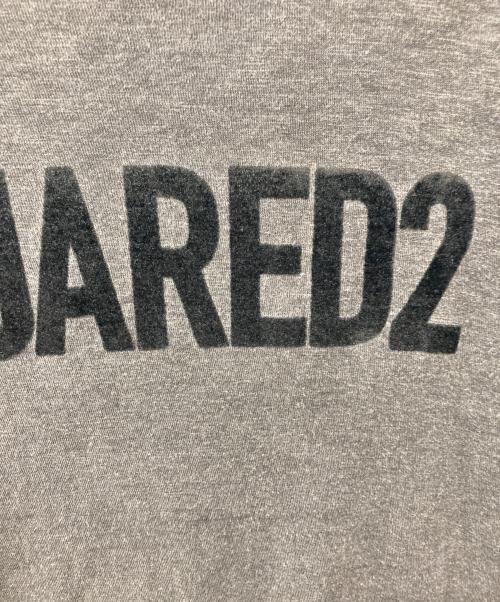 DSQUARED2（ディースクエアード）DSQUARED2 (ディースクエアード) ロゴTシャツ グレー サイズ:Mの古着・服飾アイテム