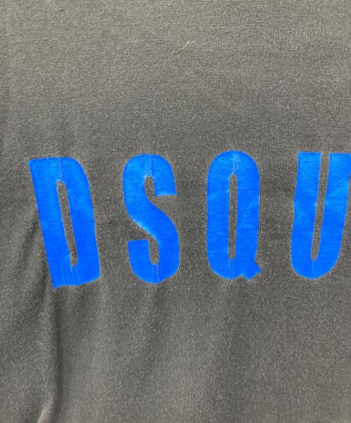 DSQUARED2（ディースクエアード）DSQUARED2 (ディースクエアード) ロゴプリントTシャツ ブラック サイズ:Mの古着・服飾アイテム