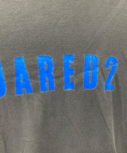 DSQUARED2（ディースクエアード）DSQUARED2 (ディースクエアード) ロゴプリントTシャツ ブラック サイズ:Mの古着・服飾アイテム