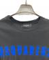 中古・古着 DSQUARED2 (ディースクエアード) ロゴプリントTシャツ ブラック サイズ:M：4000円