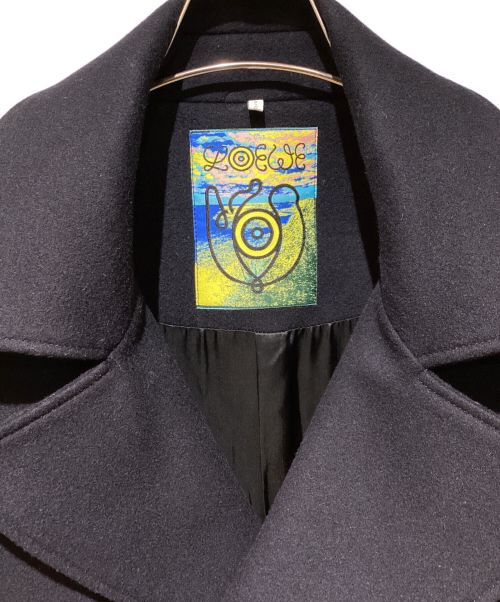 LOEWE（ロエベ）LOEWE (ロエベ) Eye/LOEWE/Nature Pea Coat（ネイチャーPコート） ネイビー サイズ:48の古着・服飾アイテム
