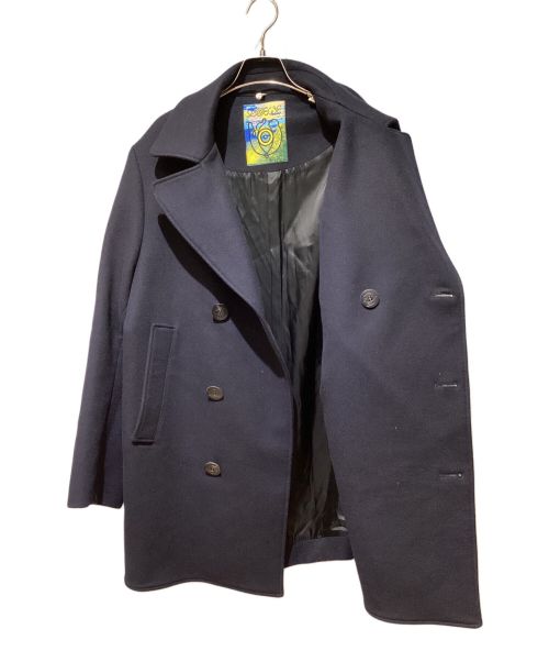 LOEWE（ロエベ）LOEWE (ロエベ) Eye/LOEWE/Nature Pea Coat（ネイチャーPコート） ネイビー サイズ:48の古着・服飾アイテム