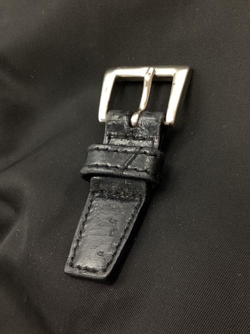 PRADA（プラダ）PRADA (プラダ) ナイロンショルダーバッグ ブラックの古着・服飾アイテム