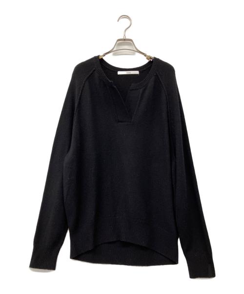 FRAMeWORK（フレームワーク）FRAMeWORK (フレームワーク) ミドルゲージ天竺ヘンリープルオーバー ブラック サイズ:FREEの古着・服飾アイテム