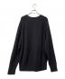 FRAMeWORK (フレームワーク) ミドルゲージ天竺ヘンリープルオーバー ブラック サイズ:FREE：5000円