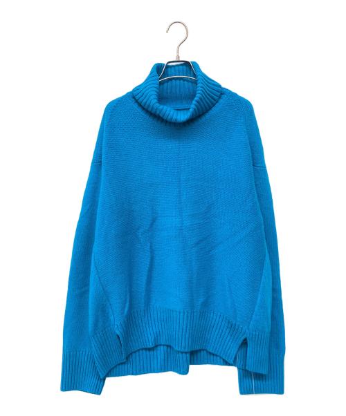 FRAMeWORK（フレームワーク）FRAMeWORK (フレームワーク) AQUAタートルプルオーバー ブルー サイズ:F 未使用品の古着・服飾アイテム