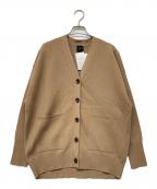 Spick and Spanスピックアンドスパン）の古着「ダブルジャガードビッグカーディガン」｜ブラウン