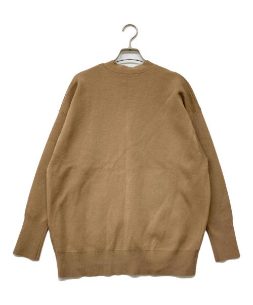 Spick and Span（スピック＆スパン）Spick and Span (スピックアンドスパン) ダブルジャガードビッグカーディガン ブラウン サイズ:-の古着・服飾アイテム