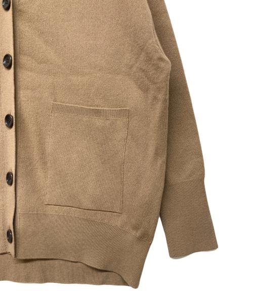 Spick and Span（スピック＆スパン）Spick and Span (スピックアンドスパン) ダブルジャガードビッグカーディガン ブラウン サイズ:-の古着・服飾アイテム