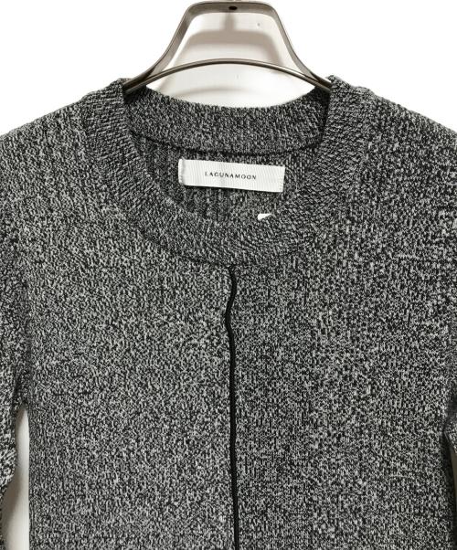 LAGUNA MOON（ラグナムーン）LAGUNA MOON (ラグナムーン) カラーメランジロングニットワンピース グレー サイズ:M 未使用品の古着・服飾アイテム