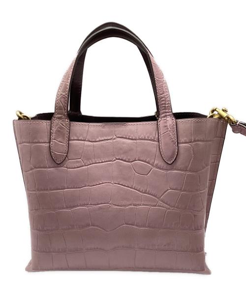 COACH（コーチ）COACH (コーチ) Willow Tote 24 パープルの古着・服飾アイテム