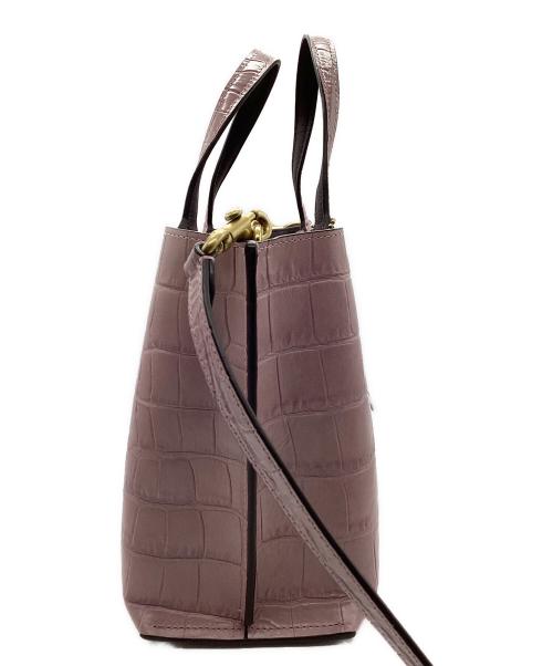 COACH（コーチ）COACH (コーチ) Willow Tote 24 パープルの古着・服飾アイテム