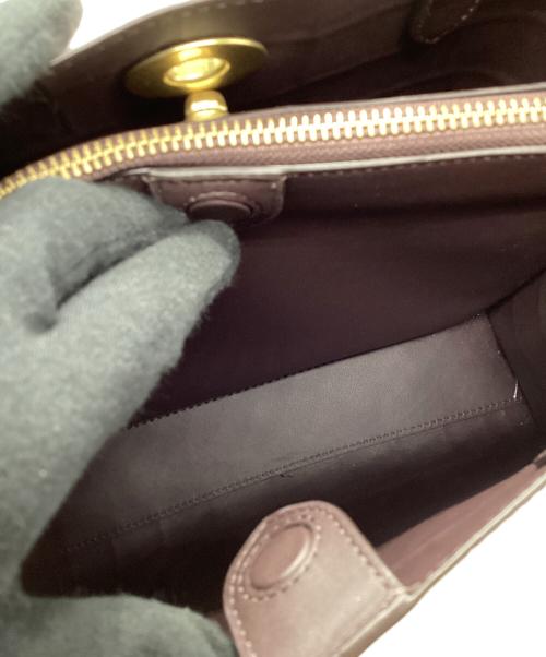 COACH（コーチ）COACH (コーチ) Willow Tote 24 パープルの古着・服飾アイテム