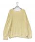 23区 (ニジュウサンク) コットンギマ ボートネック ニット イエロー サイズ:46：3000円