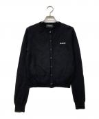 WE11DONEウェルダン）の古着「ロゴカーディガン」｜ブラック