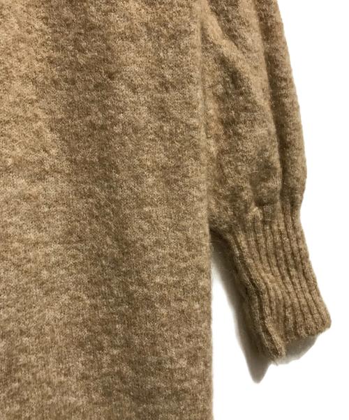 Noble（ノーブル）Noble (ノーブル) モヘヤ混ストレッチニットワンピース ベージュ サイズ:なし(下記参照)の古着・服飾アイテム