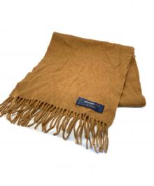 JOHNSTONS OF ELGIN（ジョンストンズオブエルガン）の古着「カシミヤ混マフラー」｜ブラウン