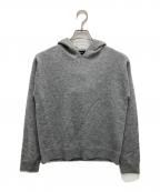 theoryセオリー）の古着「ニットフーディー」｜グレー