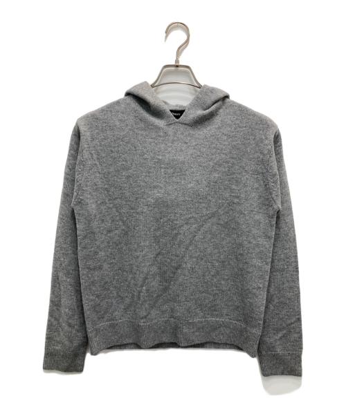 theory（セオリー）theory (セオリー) ニットフーディー グレー サイズ:S 未使用品の古着・服飾アイテム
