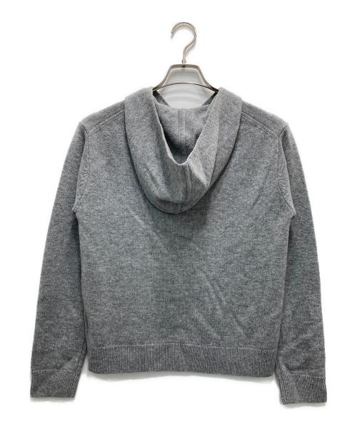 theory（セオリー）theory (セオリー) ニットフーディー グレー サイズ:S 未使用品の古着・服飾アイテム