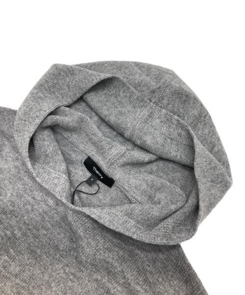 theory（セオリー）theory (セオリー) ニットフーディー グレー サイズ:S 未使用品の古着・服飾アイテム
